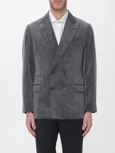 Brunello Cucinelli Jacket Men Color Grey In Gray