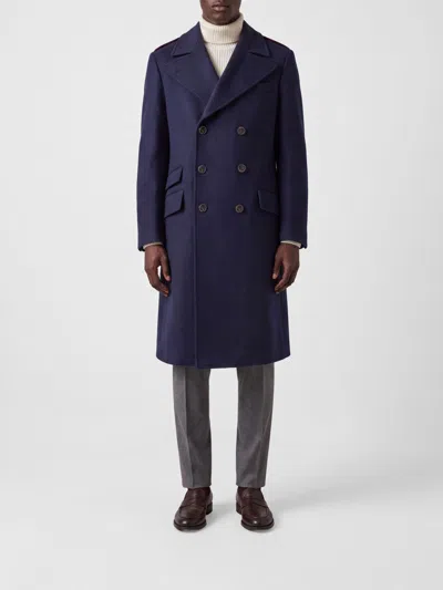 Brunello Cucinelli Jacket Men Color Navy In Blue