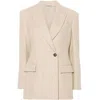 Brunello Cucinelli Peak-lapels Knitted Blazer In Multicolor