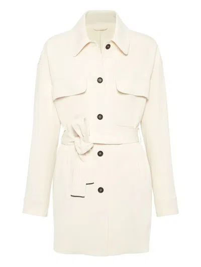 Brunello Cucinelli Jacket In Sand