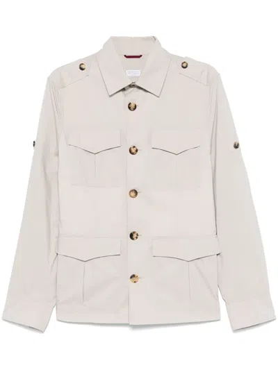 BRUNELLO CUCINELLI JACKET SHIRT