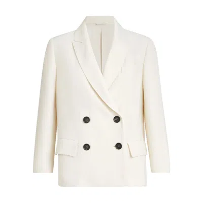 Brunello Cucinelli Jacket In White