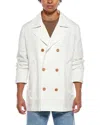 Brunello Cucinelli Patched Pocket Double-breasted Plain Dinner Jacket In White