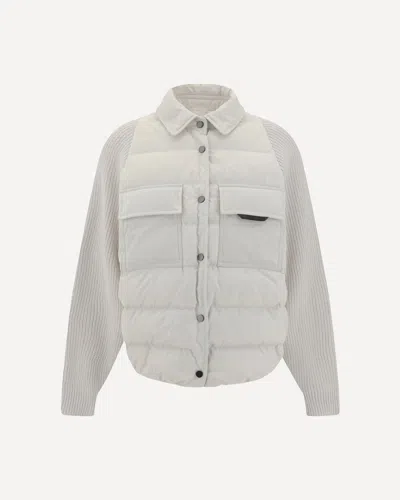BRUNELLO CUCINELLI JACKET WITH ICONIC JEWELRY DETAILS