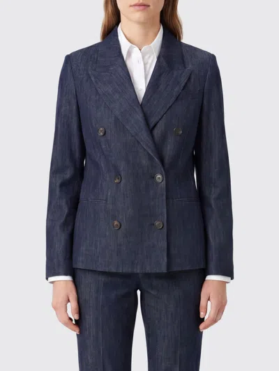 Brunello Cucinelli Jacket Woman Color Blue