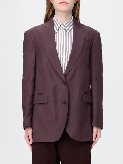 Brunello Cucinelli Jacket Woman  In Purple