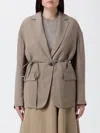 Brunello Cucinelli Viscose Blazer In Brown