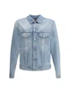 Brunello Cucinelli Blue Denim Cotton Jacket