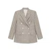 Brunello Cucinelli Women Blazer Check Monile