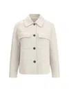 Brunello Cucinelli Wool Jacket In Multi
