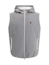 Brunello Cucinelli Functional And Stylish Quilted Waterproof Vest In Gray