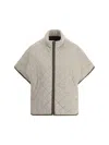 Brunello Cucinelli Quilted Corduroy Jacket Wide Sleeves In Neutral