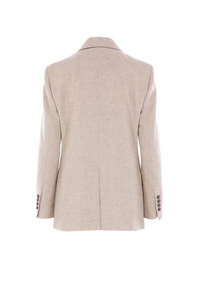 Brunello Cucinelli Jackets In Neutral
