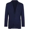 Brunello Cucinelli Single-breasted Cashmere Blazer In Blue
