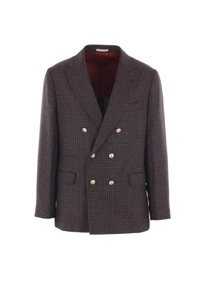 Brunello Cucinelli Jackets In Brown