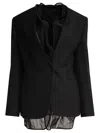 Brunello Cucinelli Tailored Black Jacket With Single-button Closure In Black