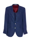 Brunello Cucinelli Single-breasted Blazer In Blue