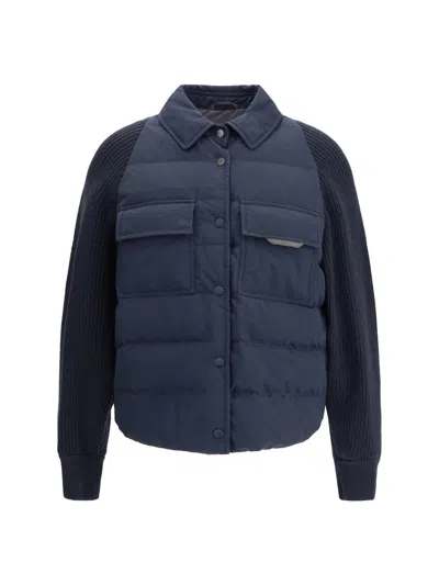 Brunello Cucinelli Jackets In Blue