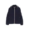 Brunello Cucinelli Hooded Puffer Jacket In Blue