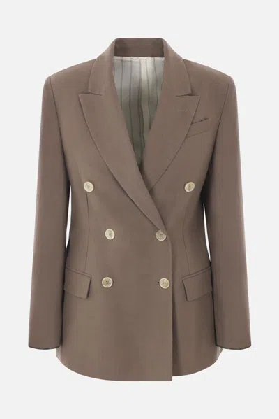 Brunello Cucinelli Jackets In Brown