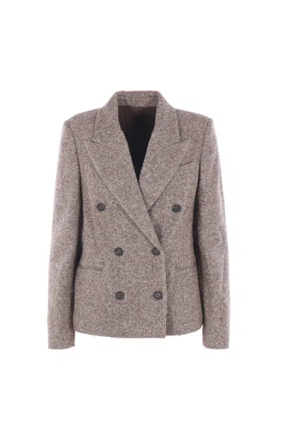 Brunello Cucinelli Jackets In Brown