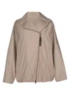 Brunello Cucinelli Off-centre Zip Padded Jacket In C8695