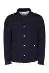 Brunello Cucinelli Water Repellent Jacket Casual Jackets, Parka Blue In Blue