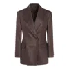 Brunello Cucinelli Jackets Dark Chocolate In Brown