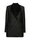 Brunello Cucinelli Long Sleeve Jacket In Denim Scuro