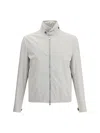 Brunello Cucinelli Men Nylon Jacket In White