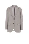Brunello Cucinelli Jackets In Gray