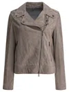 Brunello Cucinelli Suede Biker Jacket