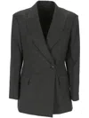 Brunello Cucinelli Button Detailed Long In Grey