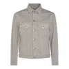 Brunello Cucinelli Denim Jacket In Kaky