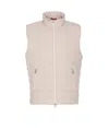 Brunello Cucinelli Men Lightweight Sleeveless Down Jacket In Multi