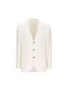 Brunello Cucinelli Deconstructed Single-breasted Jacket Patch Pockets In Panama