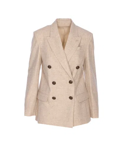 Brunello Cucinelli Jackets In Neutral