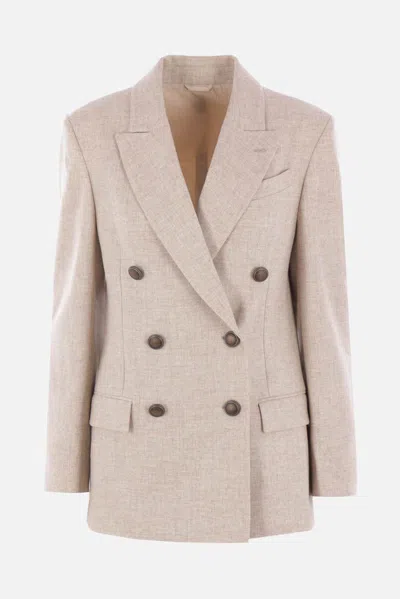 Brunello Cucinelli Jackets In Brown