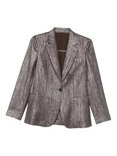 BRUNELLO CUCINELLI BRUNELLO CUCINELLI JACKETS SILVER