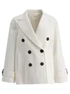 Brunello Cucinelli Monili Bead-embellished Peacoat