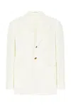 Brunello Cucinelli Men's Silk And Linen Gabardine Sport Coat In White
