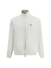 Brunello Cucinelli Reversible Zip-up Lightweight Jacket In White