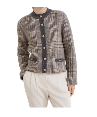 BRUNELLO CUCINELLI JACQUARD CARDIGAN