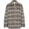 Brunello Cucinelli Jacquard Check Knit Outerwear Jacket In Multi