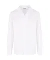 Brunello Cucinelli Jacquard Cotton Shirt In White