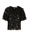 Brunello Cucinelli Jazz Droplet Embellished T-shirt In Black