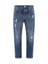Brunello Cucinelli Men Worn-out Pants