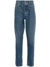 Brunello Cucinelli Light Blue Straight Leg Denim Jeans With Rolled Hem In Black
