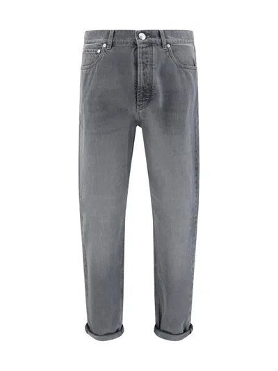 Brunello Cucinelli Jeans In Gray