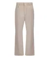 Brunello Cucinelli Denim Pants In Beige